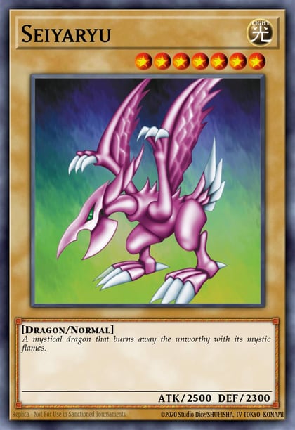 Seiyaryu, Legendary Collection 4: Joey's World LCJW-EN170