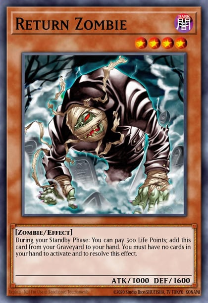 Return Zombie, Legendary Collection 4: Joey's World LCJW-EN201
