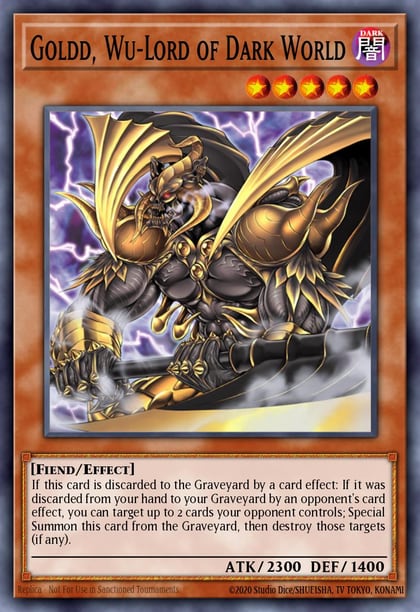 Goldd, Wu-Lord of Dark World, Legendary Collection 4: Joey's World LCJW-EN246