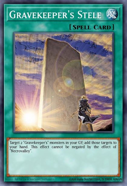 Gravekeeper's Stele, Legendary Collection 4: Joey's World LCJW-EN261