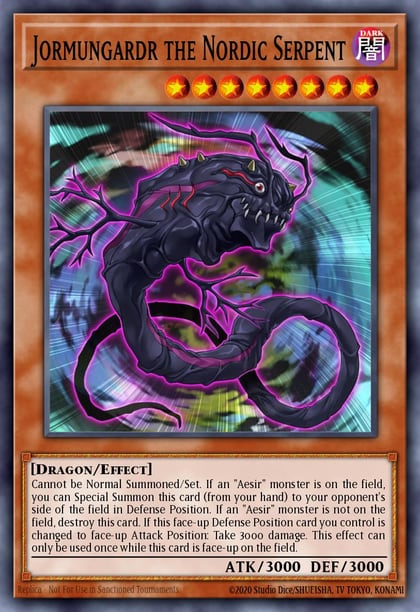 Jormungardr the Nordic Serpent, Legendary Collection 5D's LC05-EN001