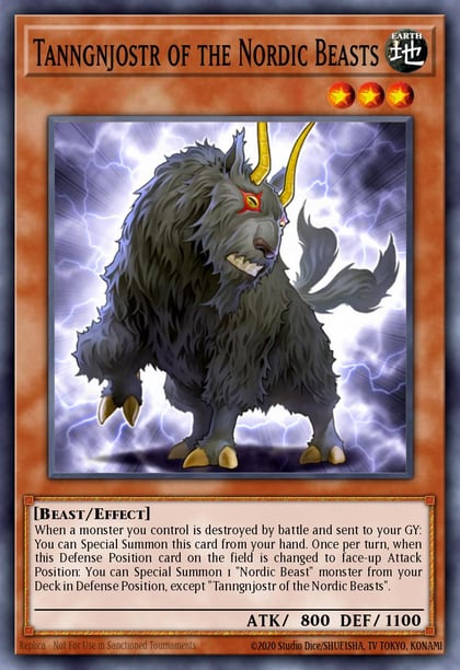 Tanngnjostr of the Nordic Beasts, Legendary Collection 5D's LC5D-EN180