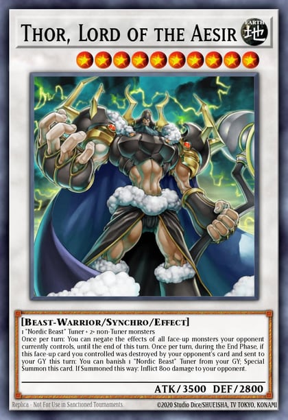 Thor, Lord of the Aesir, Legendary Collection 5D's LC5D-EN189