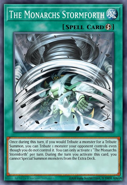 The Monarchs Stormforth, Legendary Collection Kaiba LCKC-EN093