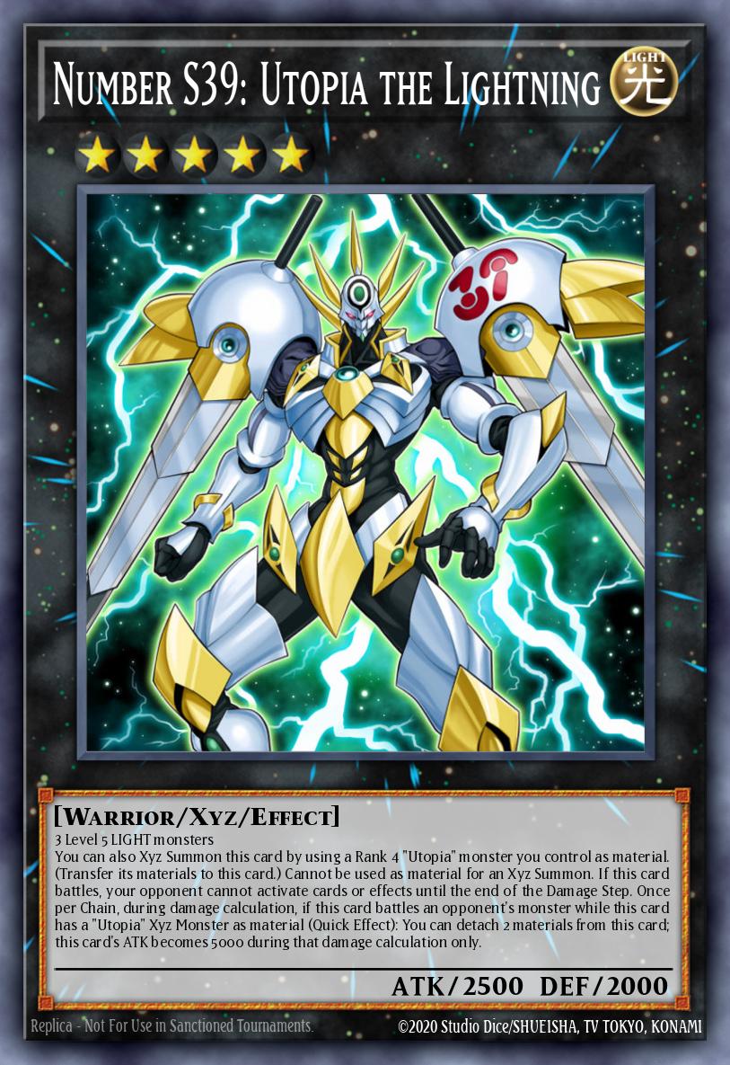 Number S39: Utopia the Lightning, Legendary Collection Kaiba (2020 Date Reprint) LCKC-EN087
