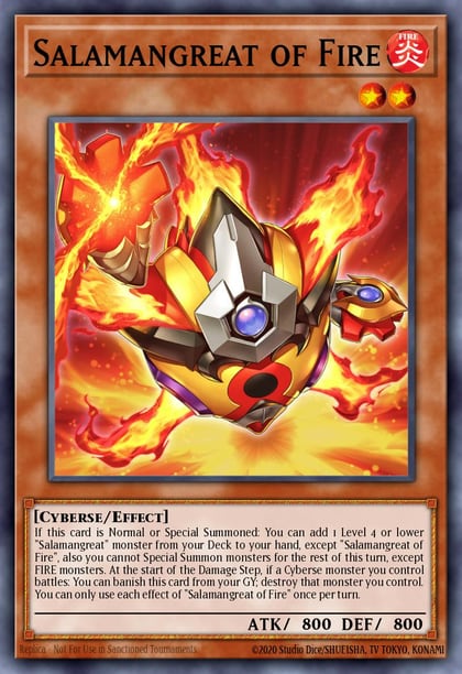 Salamangreat of Fire, Legendary Duelists: Soulburning Volcano LD10-EN001