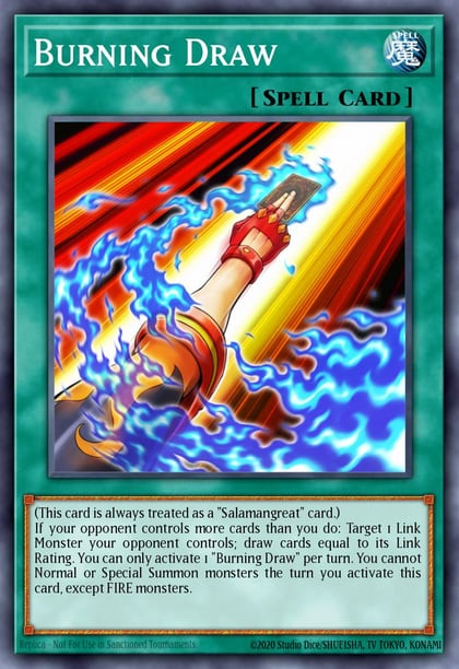 Burning Draw, Legendary Duelists: Soulburning Volcano LD10-EN016