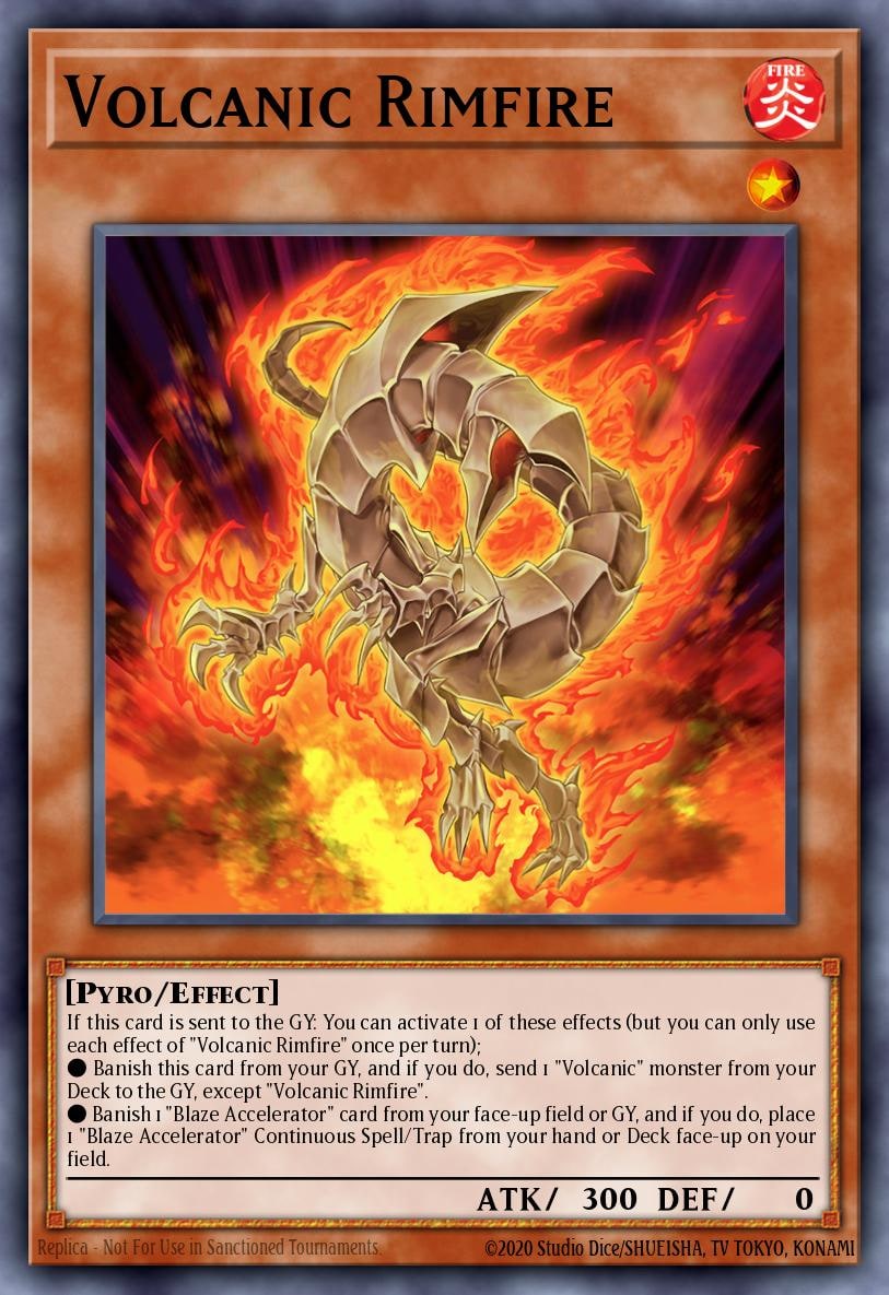 Volcanic Rimfire, Legendary Duelists: Soulburning Volcano LD10-EN020