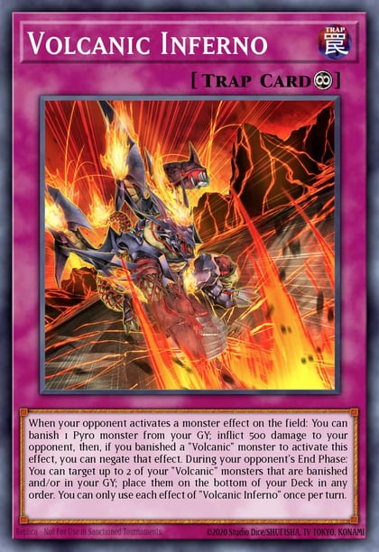 Volcanic Inferno, Legendary Duelists: Soulburning Volcano LD10-EN024