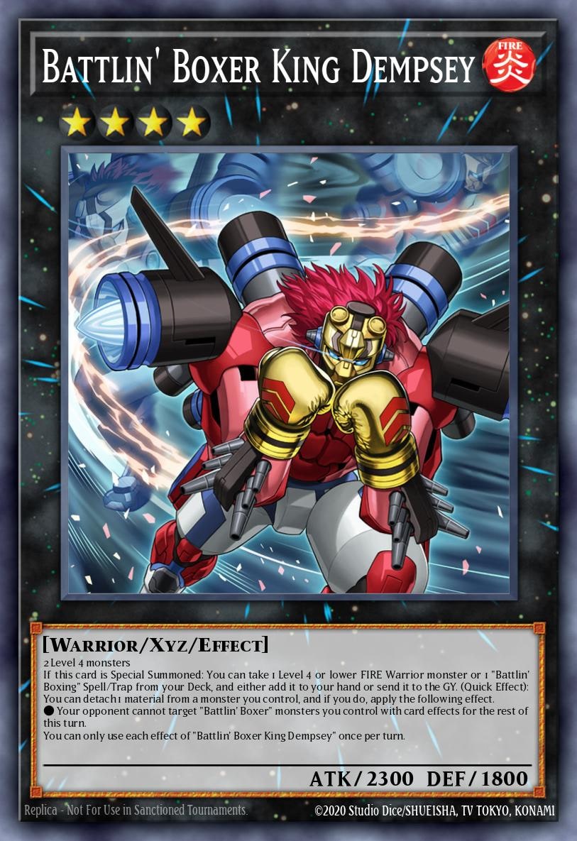 Battlin' Boxer King Dempsey, Legendary Duelists: Soulburning Volcano LD10-EN036