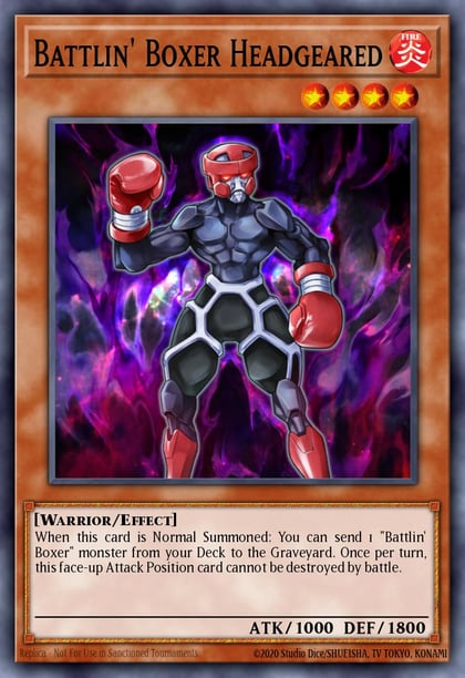 Battlin' Boxer Headgeared, Legendary Duelists: Soulburning Volcano LD10-EN039