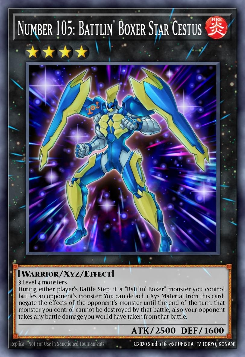 Number 105: Battlin' Boxer Star Cestus, Legendary Duelists: Soulburning Volcano LD10-EN042