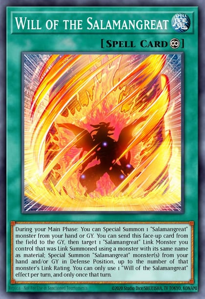 Will of the Salamangreat, Legendary Duelists: Soulburning Volcano LD10-EN049