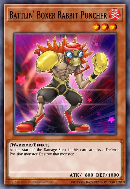 Battlin' Boxer Rabbit Puncher, Legendary Duelists: Soulburning Volcano LD10-EN054