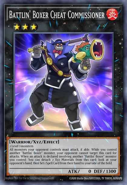 Battlin' Boxer Cheat Commissioner, Legendary Duelists: Soulburning Volcano LD10-EN058