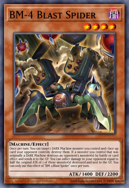 BM-4 Blast Spider, Legendary Duelists: Ancient Millennium LED2-EN014