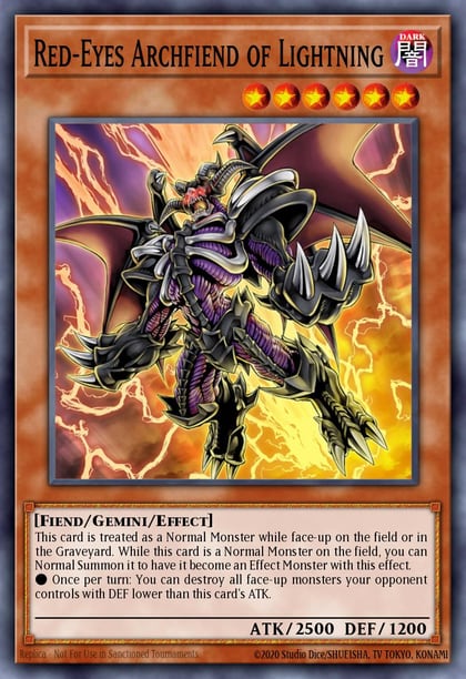 Red-Eyes Archfiend of Lightning, Legendary Decks II LDK2-ENJ03