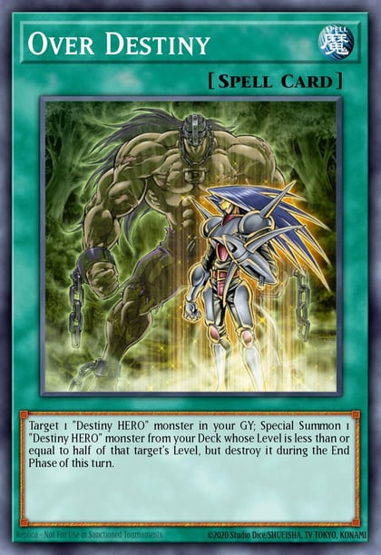 Over Destiny, Legendary Hero Decks LEHD-ENA18