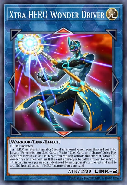 Xtra HERO Wonder Driver, Legendary Hero Decks LEHD-ENA37
