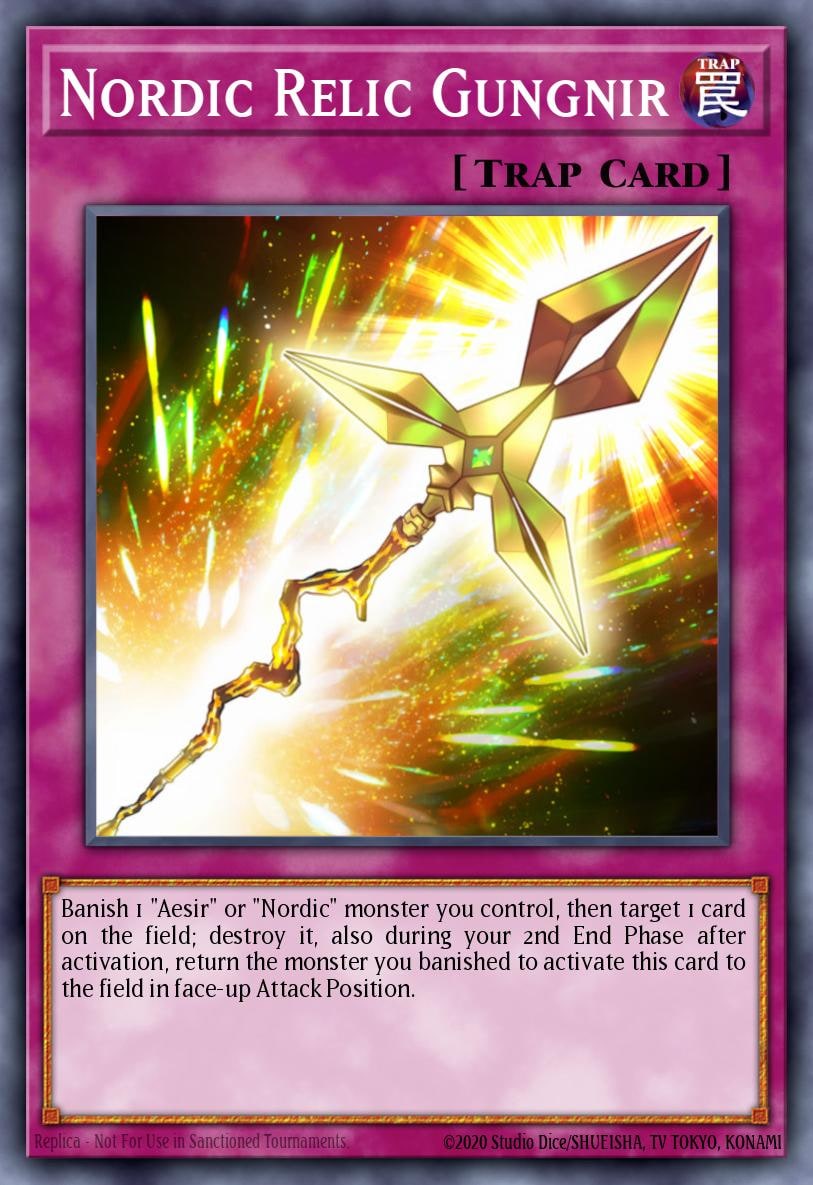 Nordic Relic Gungnir, Legendary Hero Decks LEHD-ENB27