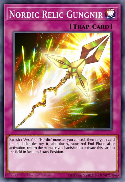 Nordic Relic Gungnir, Legendary Hero Decks LEHD-ENB27