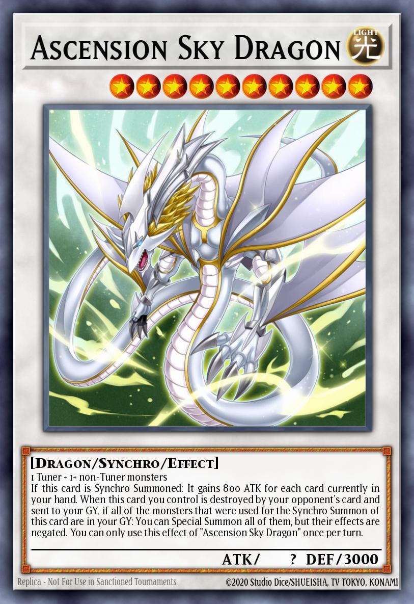Ascension Sky Dragon, Legendary Hero Decks LEHD-ENB34