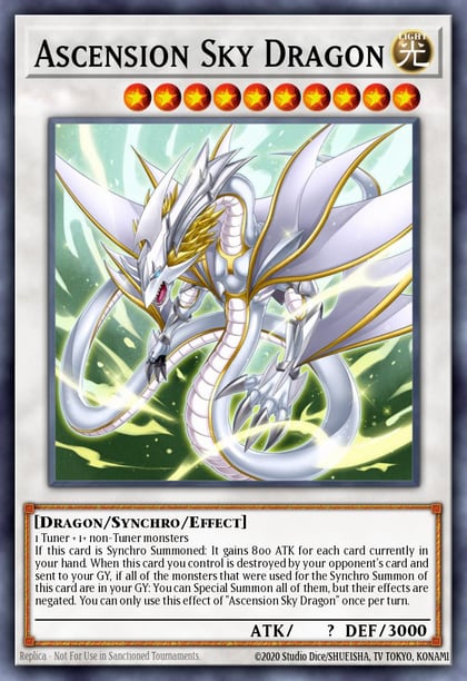 Ascension Sky Dragon, Legendary Hero Decks LEHD-ENB34