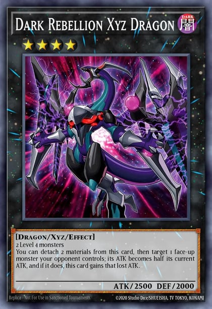 Dark Rebellion Xyz Dragon, Legendary Hero Decks LEHD-ENC33