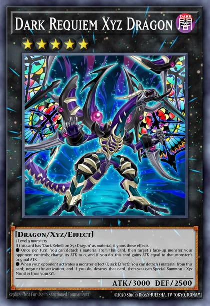 Dark Requiem Xyz Dragon, Legendary Hero Decks LEHD-ENC34