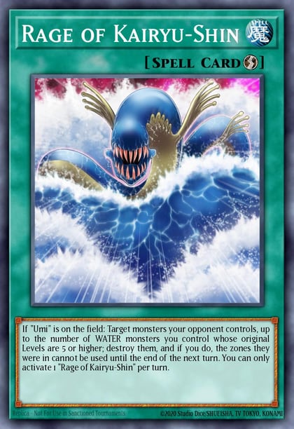Rage of Kairyu-Shin, Legendary Duelists: Season 1 LDS1-EN028
