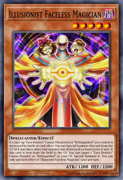 Illusionist Faceless Magician, Legendary Duelists: Season 1 LDS1-EN046
