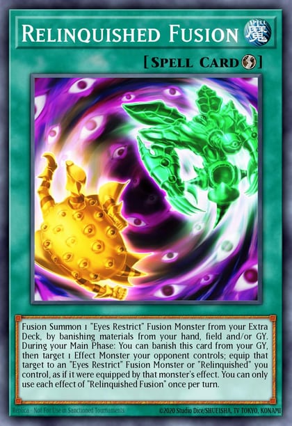 Relinquished Fusion (Green), Legendary Duelists: Season 1 LDS1-EN049