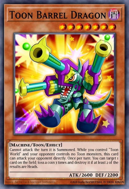 Toon Barrel Dragon, Legendary Duelists: Season 1 LDS1-EN064
