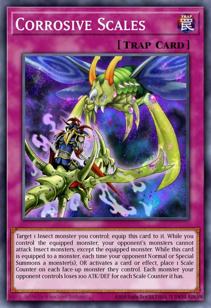 Corrosive Scales, Legendary Duelists: Season 1 LDS1-EN074