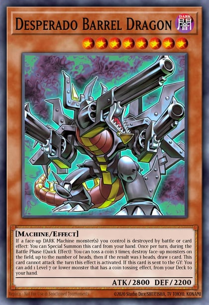 Desperado Barrel Dragon (Blue), Legendary Duelists: Season 1 LDS1-EN076