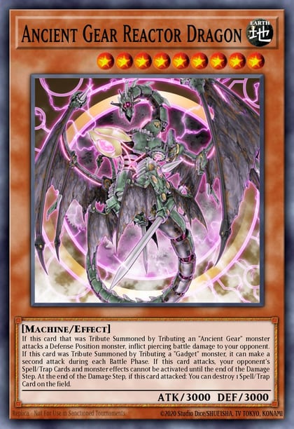 Ancient Gear Reactor Dragon, Legendary Duelists: Season 1 LDS1-EN082