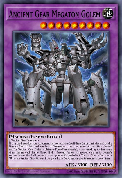 Ancient Gear Megaton Golem (Green), Legendary Duelists: Season 1 LDS1-EN088