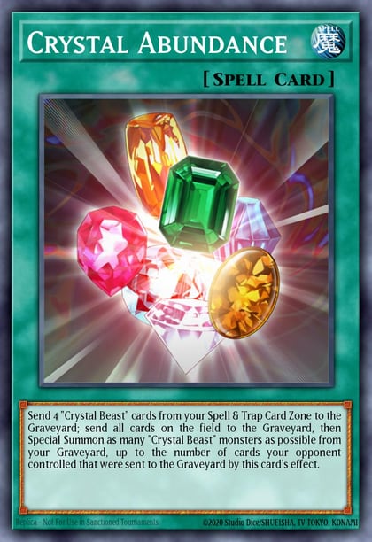 Crystal Abundance, Legendary Duelists: Season 1 LDS1-EN106