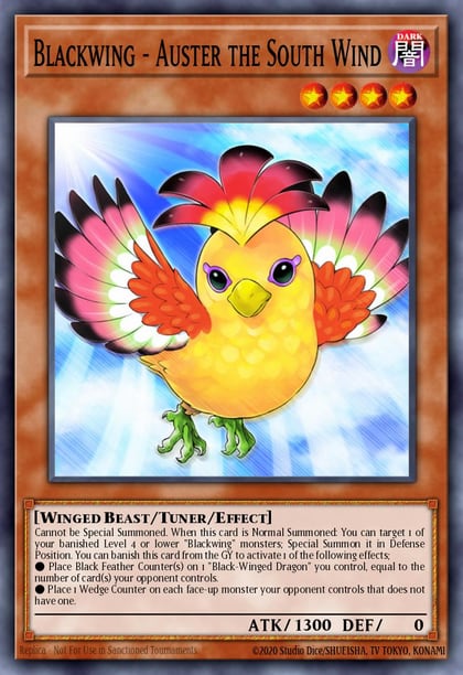 Blackwing - Auster the South Wind, Legendary Duelists: Season 2 LDS2-EN041