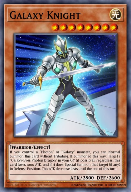 Galaxy Knight, Legendary Duelists: Season 2 LDS2-EN049
