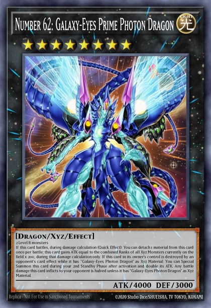 Number 62: Galaxy-Eyes Prime Photon Dragon, Legendary Duelists: Season 2 LDS2-EN053