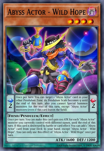 Abyss Actor - Wild Hope, Legendary Duelists: Season 2 LDS2-EN059