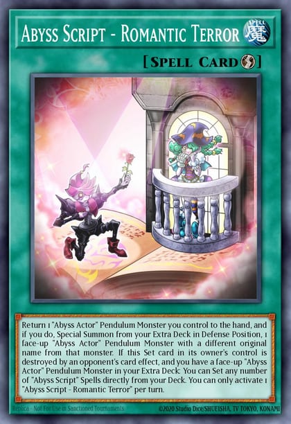 Abyss Script - Romantic Terror, Legendary Duelists: Season 2 LDS2-EN062