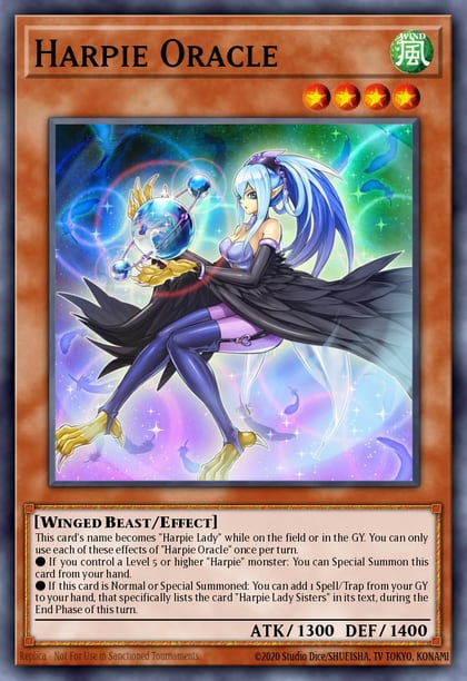 Harpie Oracle (Green), Legendary Duelists: Season 2 LDS2-EN077