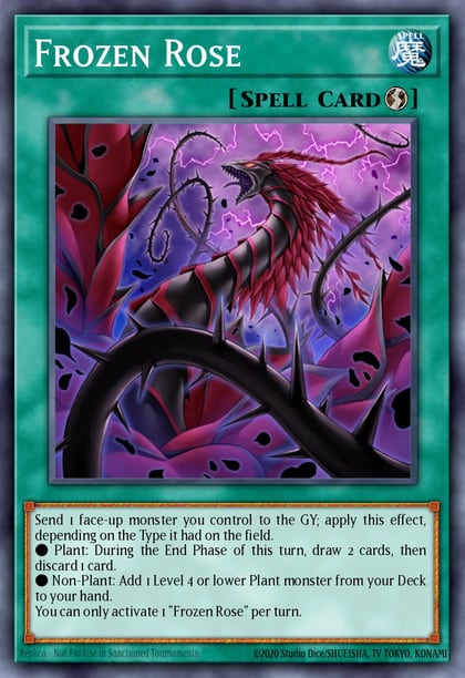 Frozen Rose (Blue), Legendary Duelists: Season 2 LDS2-EN119