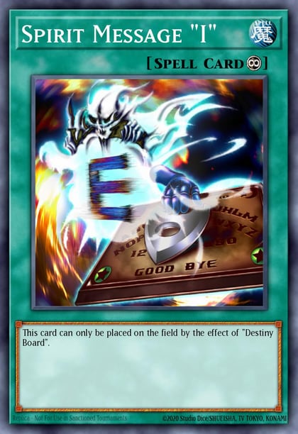 Spirit Message "I", Legendary Duelists: Season 3 LDS3-EN012