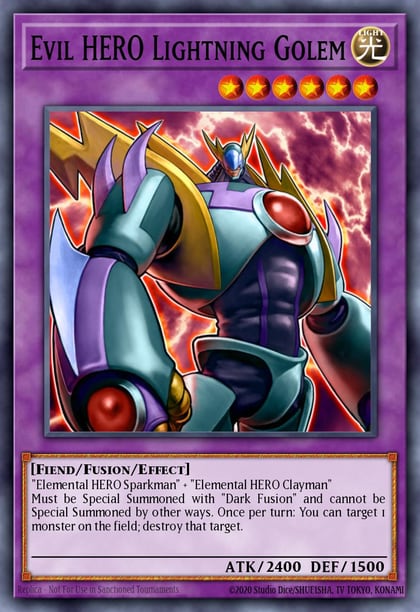 Evil HERO Lightning Golem (Red), Legendary Duelists: Season 3 LDS3-EN028