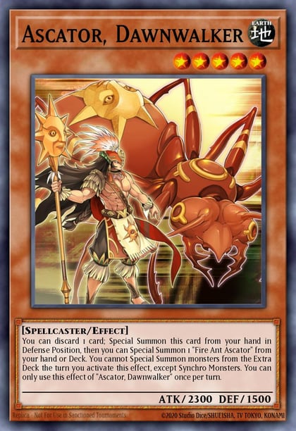 Ascator, Dawnwalker (Blue), Legendary Duelists: Season 3 LDS3-EN050