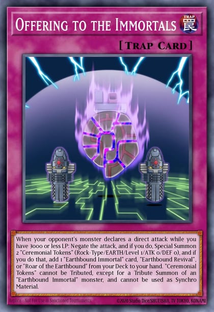 Offering to the Immortals, Legendary Duelists: Season 3 LDS3-EN060