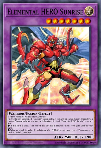 Elemental HERO Sunrise, Legendary Duelists: Season 3 LDS3-EN104